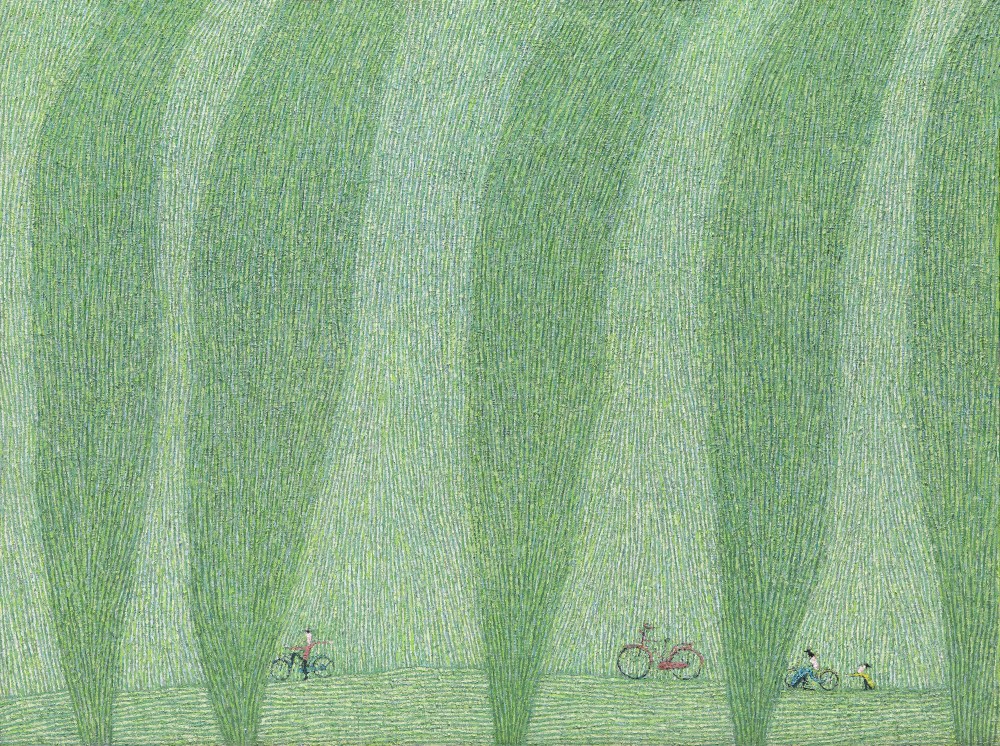 Going on a bike 3_130.3×97cm_캔버스에 유채_2017