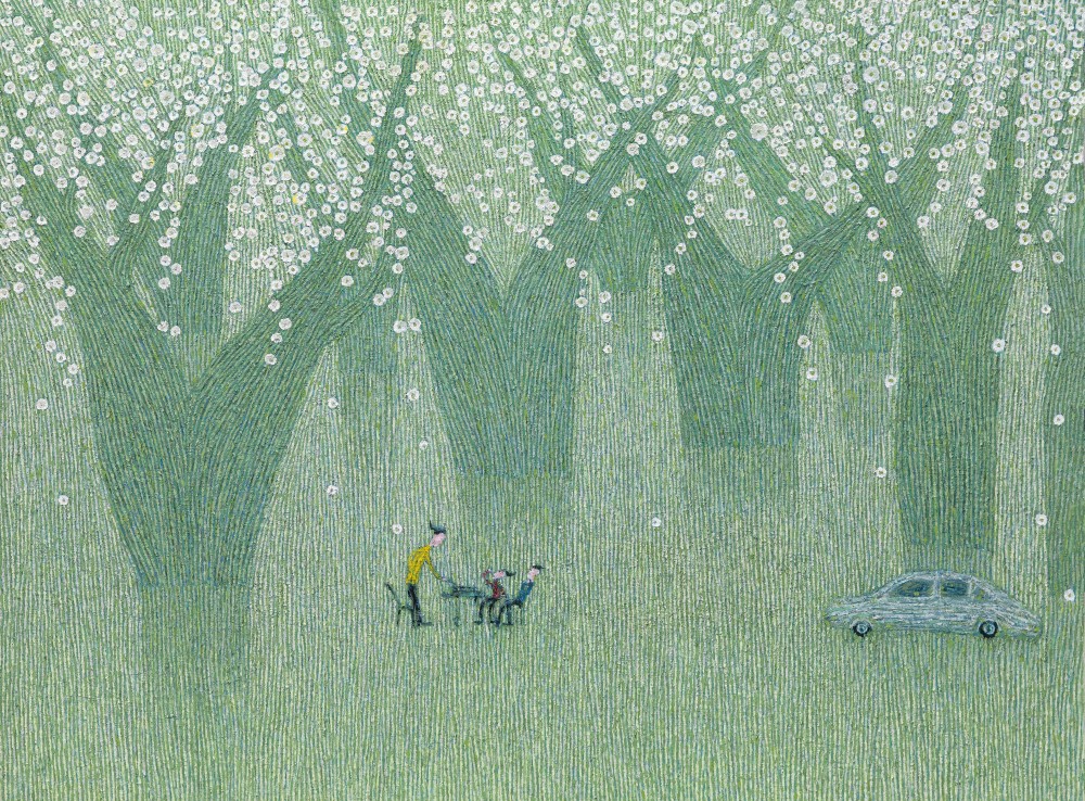 Going on a picnic2_130.3×97 cm_캔버스에 유채_2018